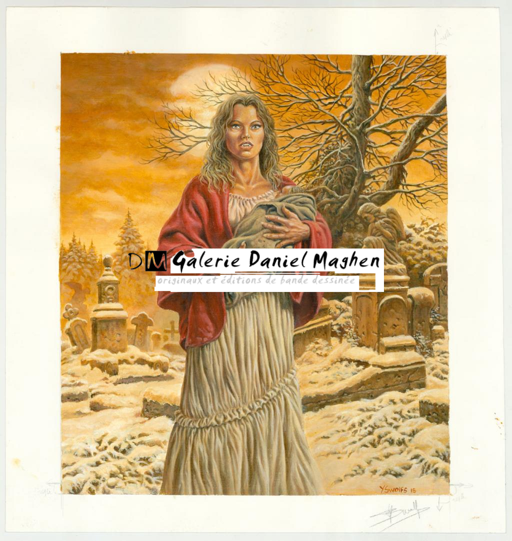 couverture originale de la réédition - Yves Swolfs - Huile sur papier - 3811