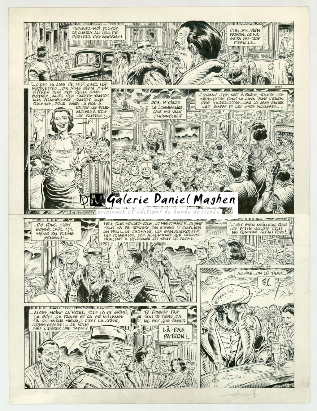 planche originale - Yves Swolfs - Encre de Chine sur papier - 3813