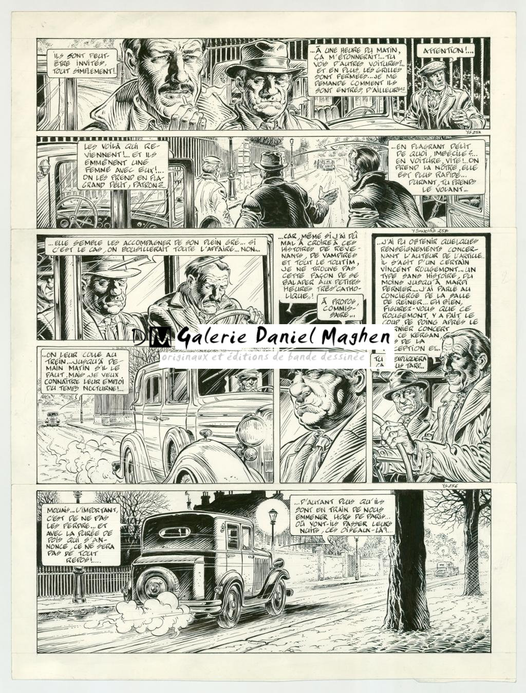 planche originale - Yves Swolfs - Encre de Chine sur papier - 3814