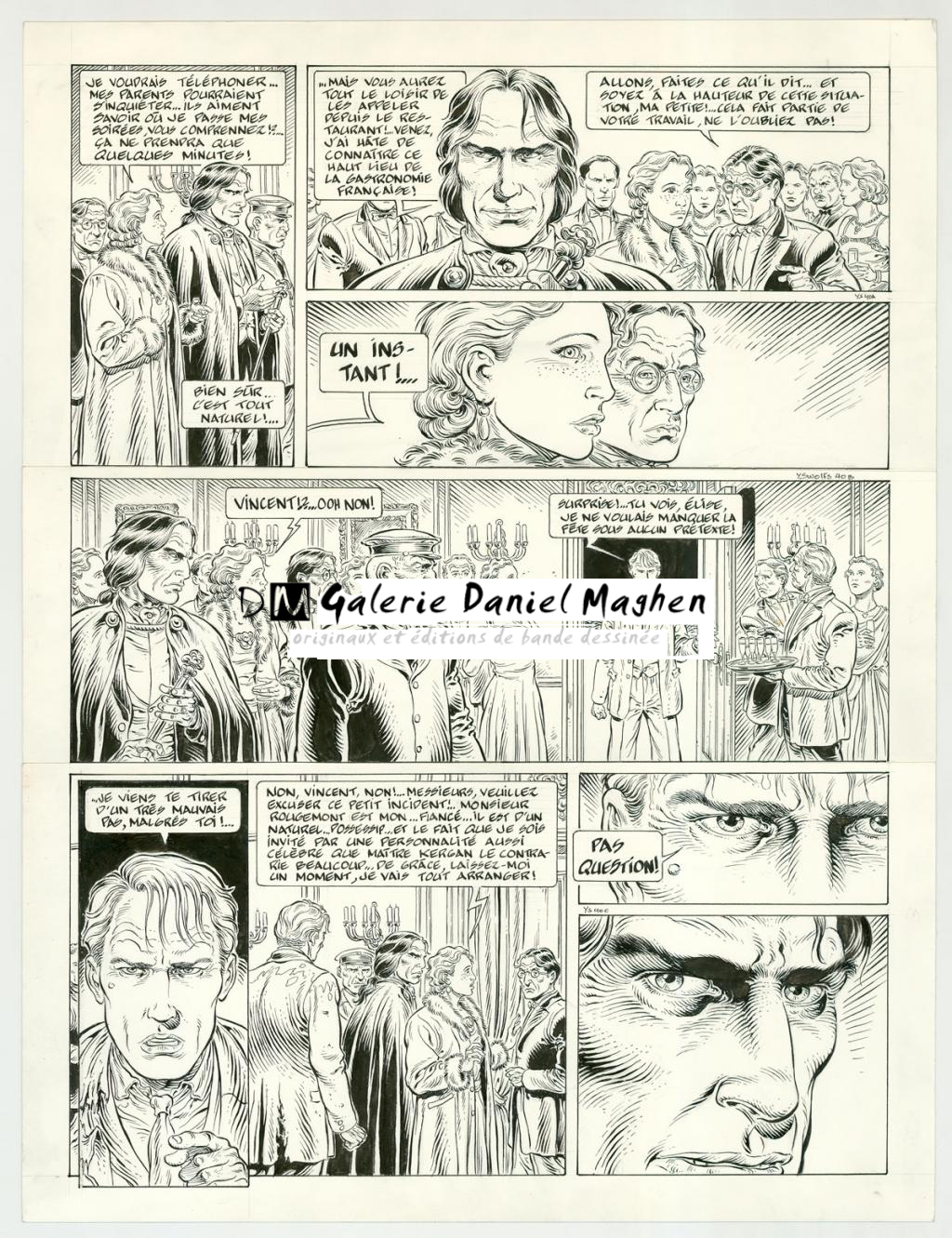 planche originale - Yves Swolfs - Encre de Chine sur papier - 3815