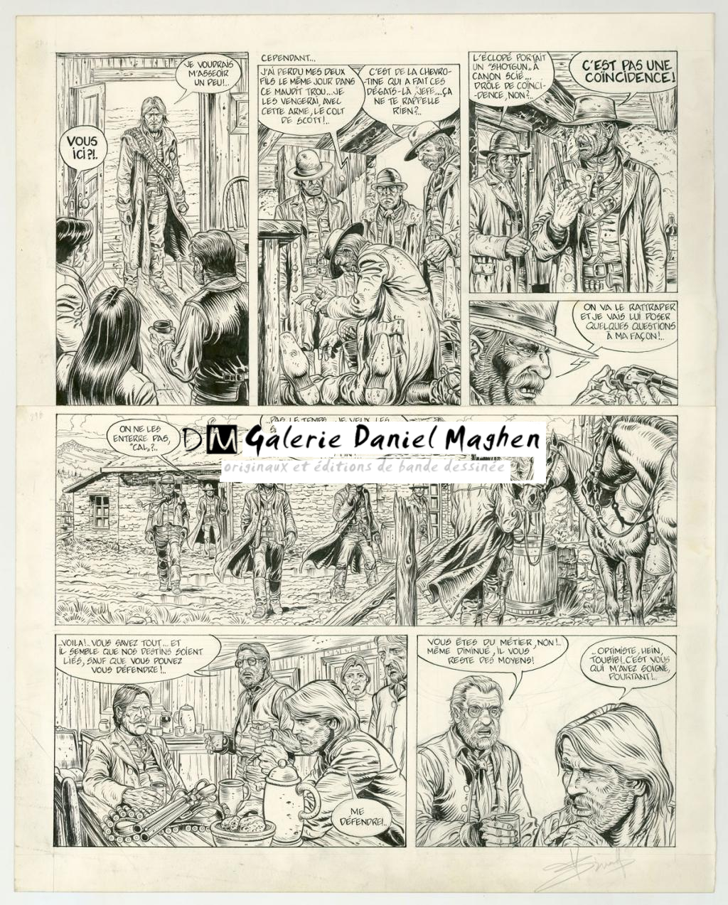 planche originale - Yves Swolfs - Encre de Chine sur papier - 3186