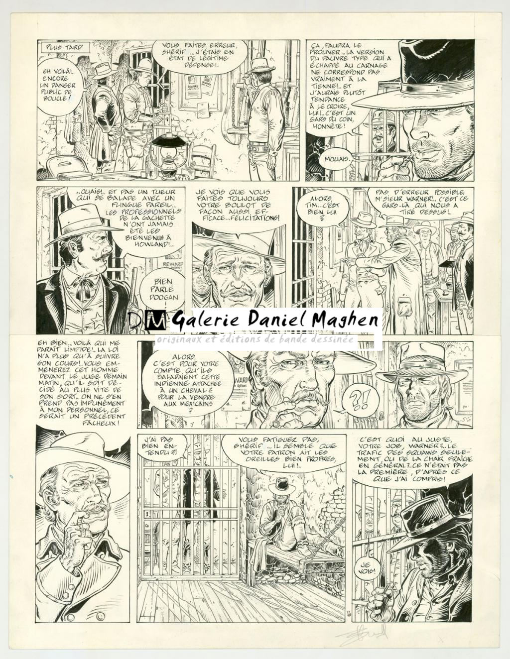 planche originale - Yves Swolfs - Encre de Chine sur papier - 3193