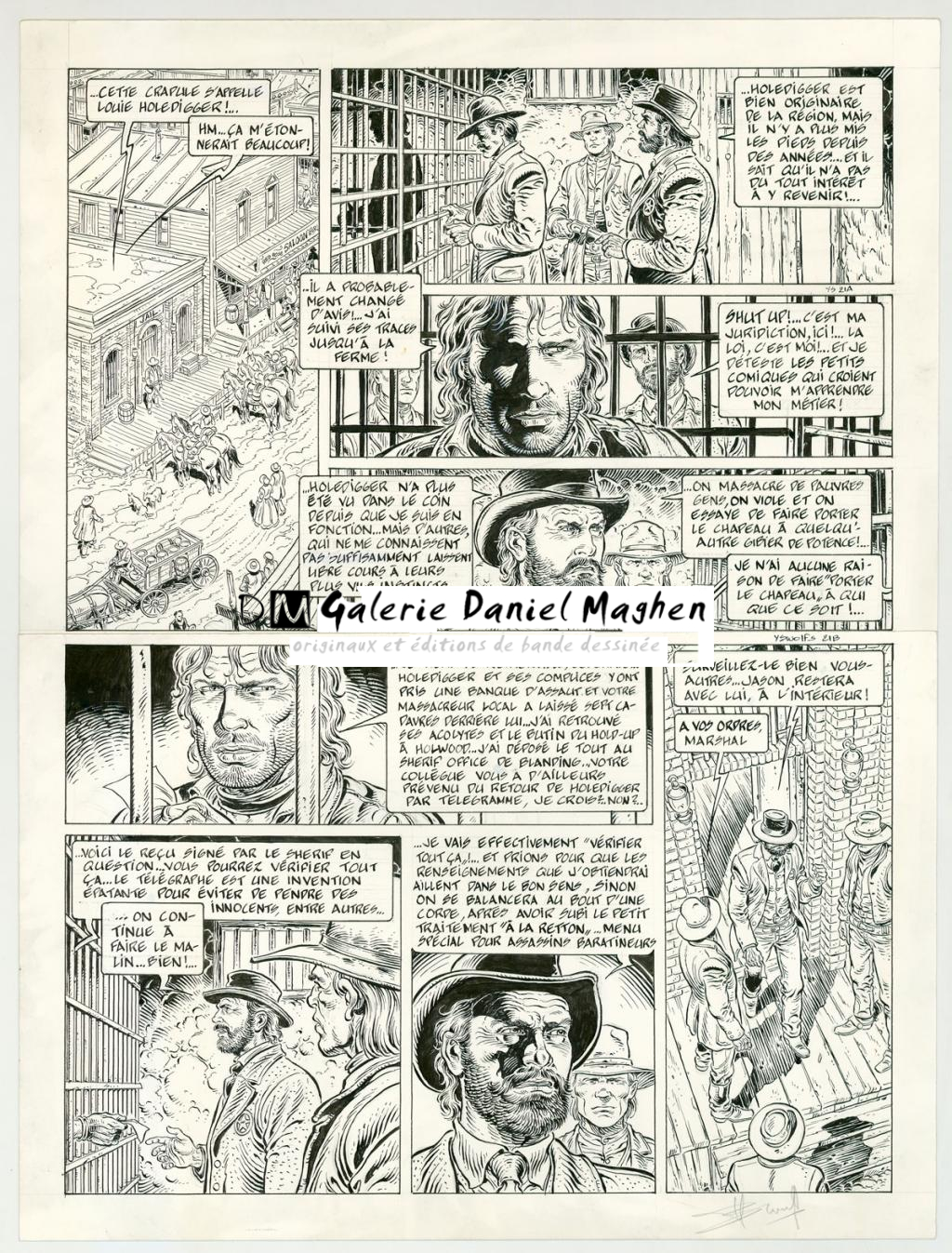 planche originale - Yves Swolfs - Encre de Chine sur papier - 3200