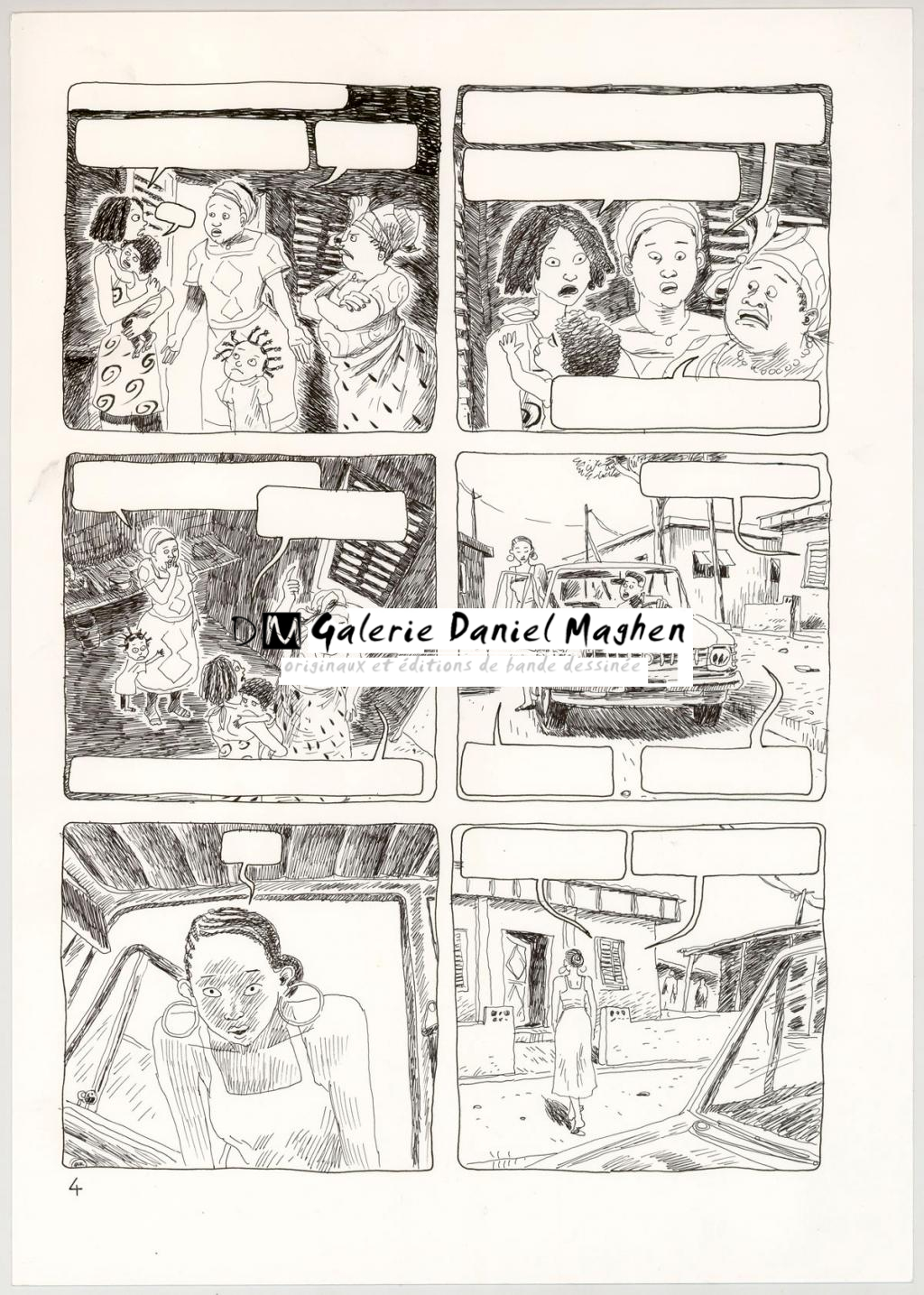 Planche originale - Clément Oubrerie - Encre de Chine sur papier - 4548