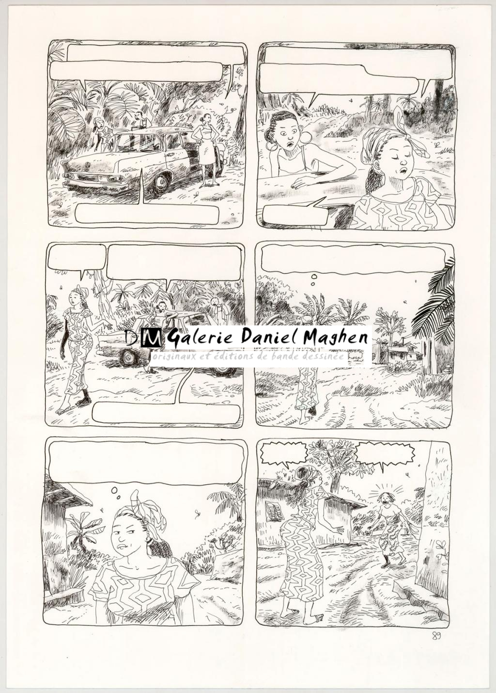 Planche originale - Clément Oubrerie - Encre de Chine sur papier - 4432