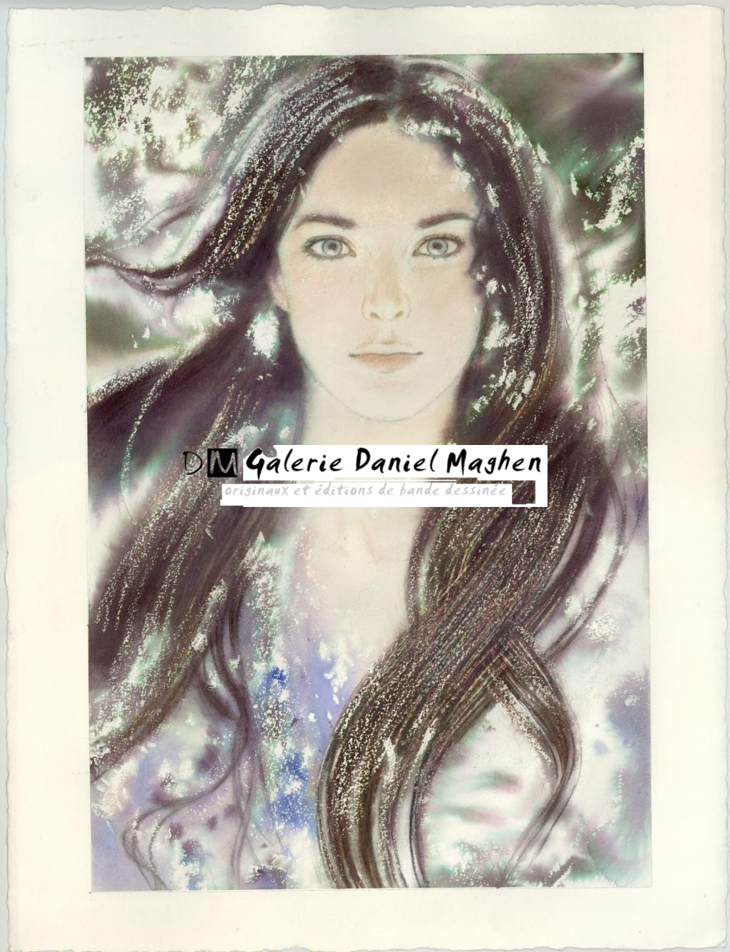 Illustration originale - Andréï Arinouchkine - Aquarelle sur papier - 4099