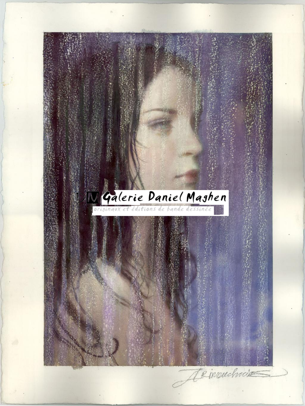 Illustration originale - Andréï Arinouchkine - Aquarelle sur papier - 4101