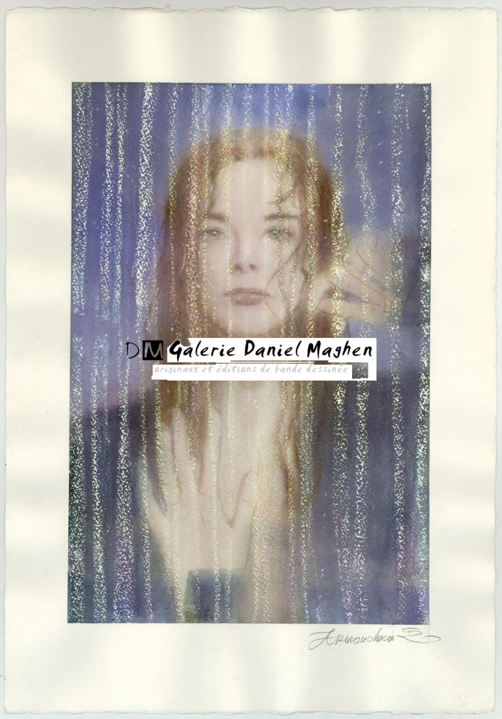 Illustration originale - Andréï Arinouchkine - Aquarelle sur papier - 4103