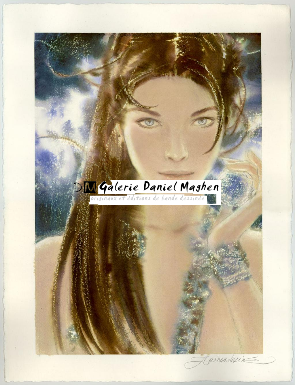 Illustration originale - Andréï Arinouchkine - Aquarelle sur papier - 4158