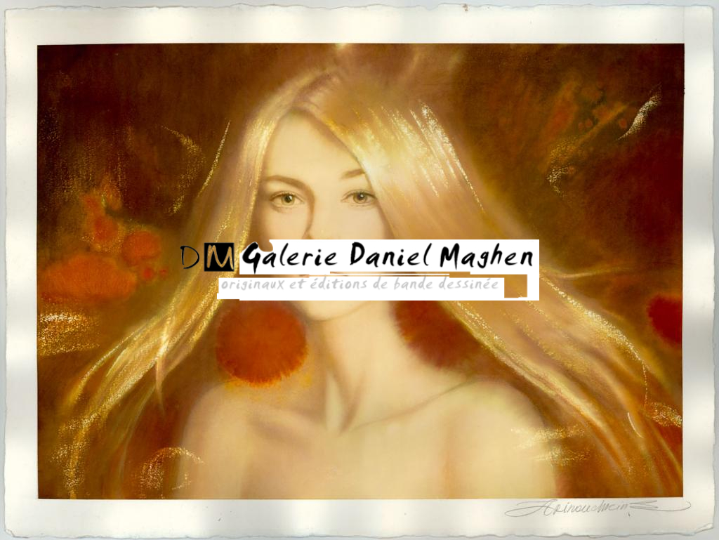 Illustration originale - Andréï Arinouchkine - Aquarelle sur papier - 4159