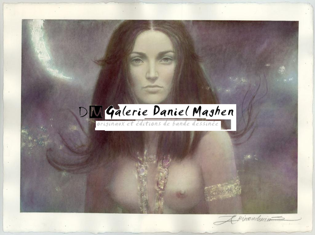 Illustration originale - Andréï Arinouchkine - Aquarelle sur papier - 4160