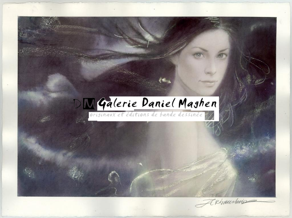 Illustration originale - Andréï Arinouchkine - Aquarelle sur papier - 4162