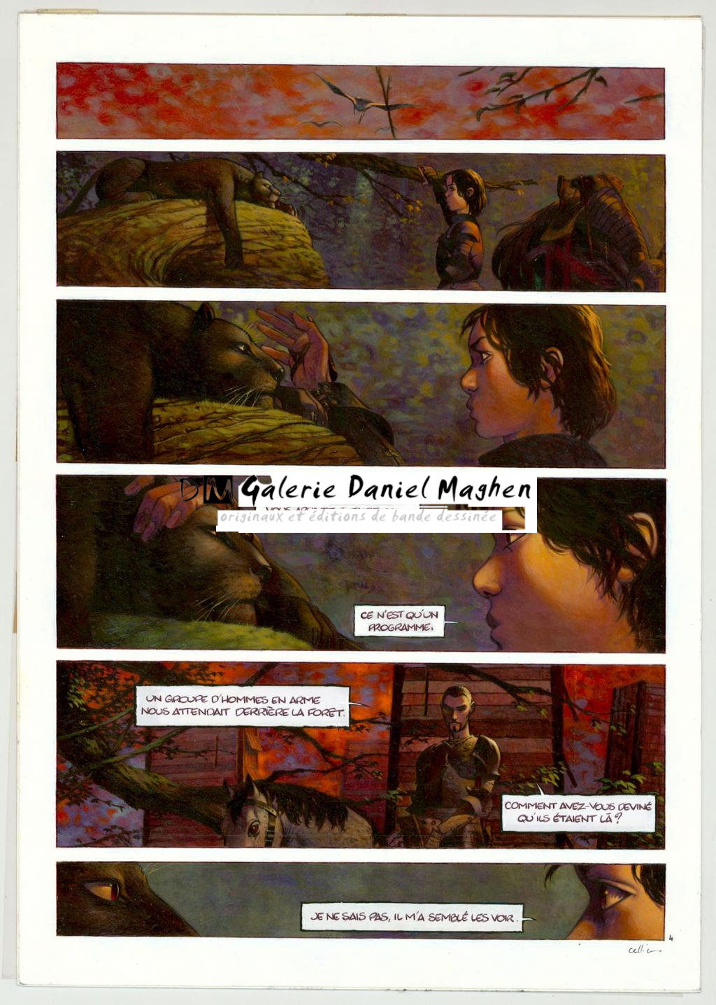 Planche originale - Jean-François Cellier - Acrylique sur papier - 3223