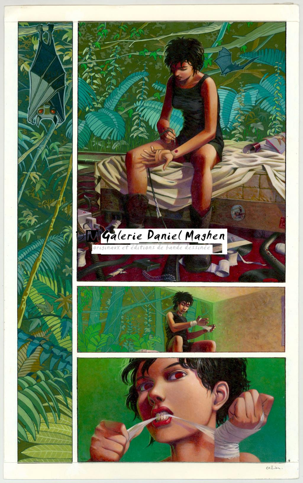 Planche originale - Jean-François Cellier - Acrylique sur papier - 3224