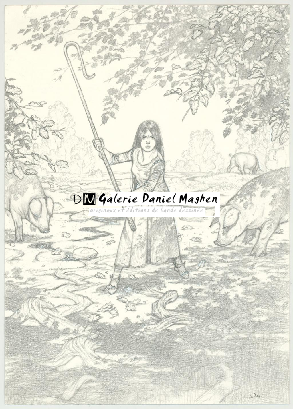 Couverture originale - Jean-François Cellier - Mine de plomb sur papier - 3287