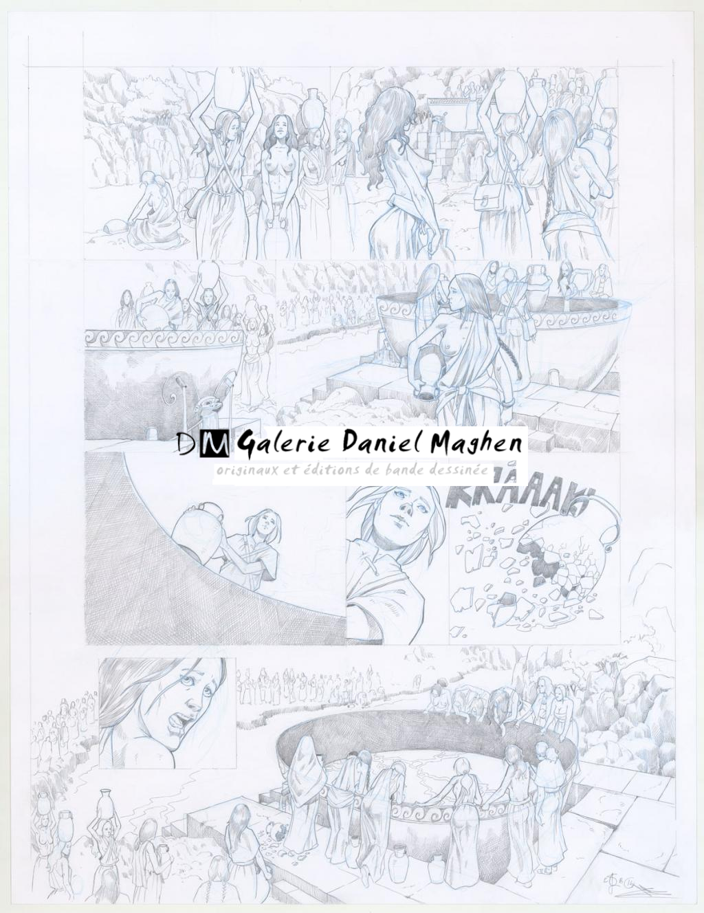 Planche originale - Erwan Seure-Le Bihan - Crayon noir et crayon de couleur - 3239