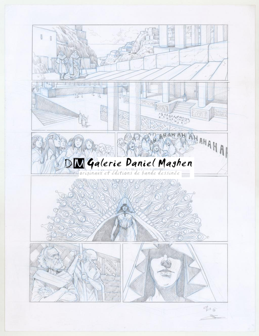 Planche originale - Erwan Seure-Le Bihan - Crayon noir et crayon de couleur - 3240