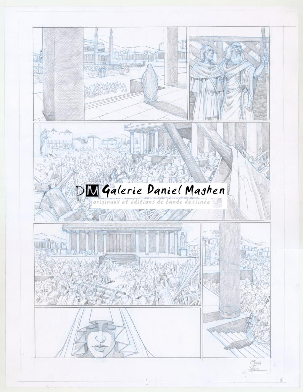 Planche originale - Erwan Seure-Le Bihan - Crayon noir et crayon de couleur - 3241