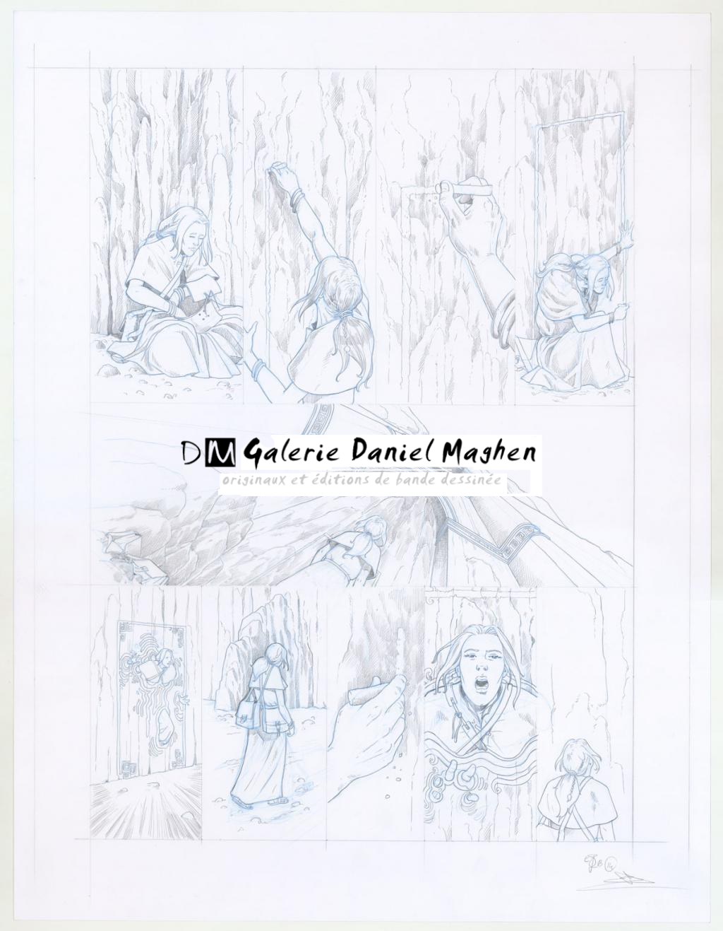 Planche originale - Erwan Seure-Le Bihan - Crayon noir et crayon de couleur - 3242