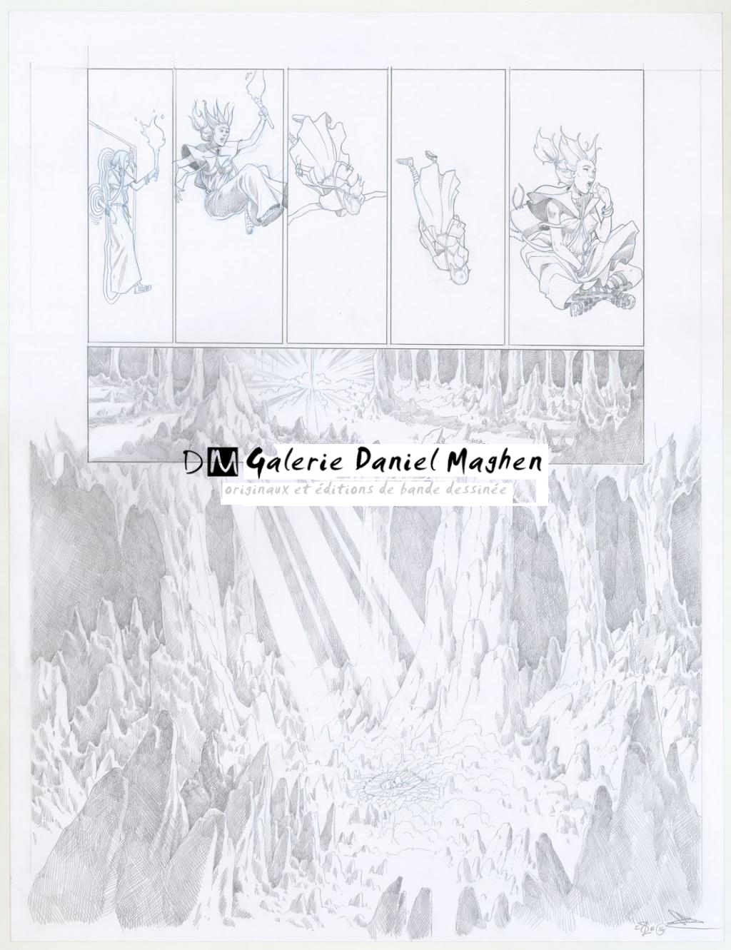 Planche originale - Erwan Seure-Le Bihan - Crayon noir et crayon de couleur - 3243