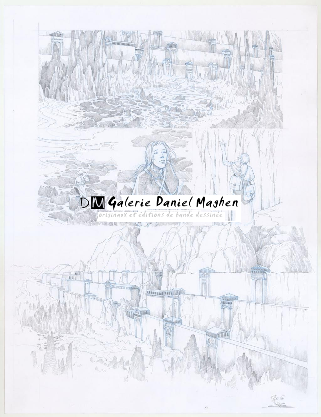 Planche originale - Erwan Seure-Le Bihan - Crayon noir et crayon de couleur - 3244
