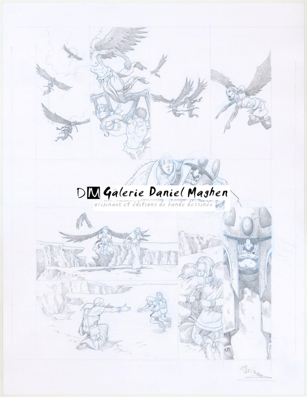 Planche originale - Erwan Seure-Le Bihan - Crayon noir et crayon de couleur - 3247