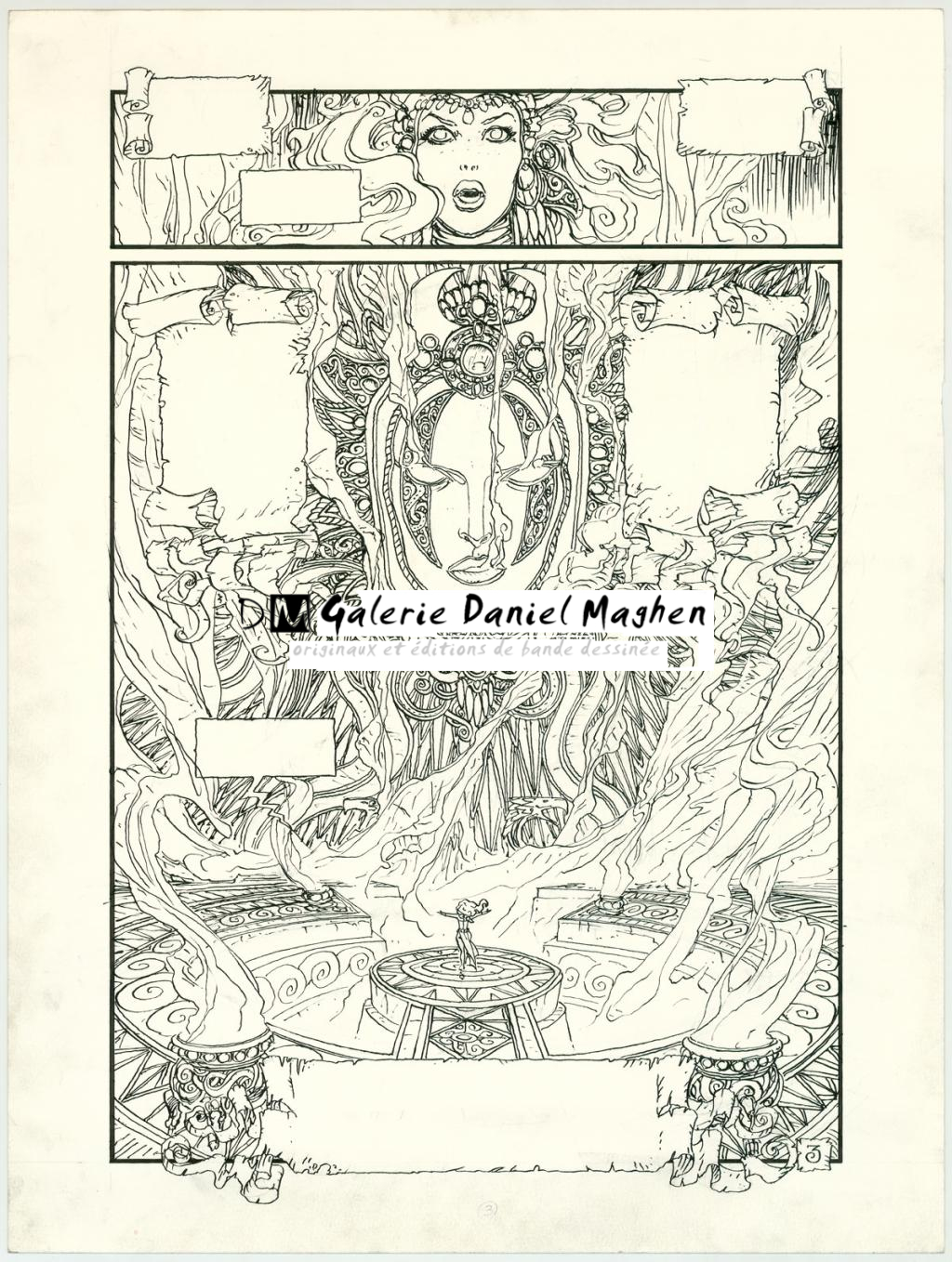 Planche originale - Cyril Pontet - Encre de Chine sur papier - 3286