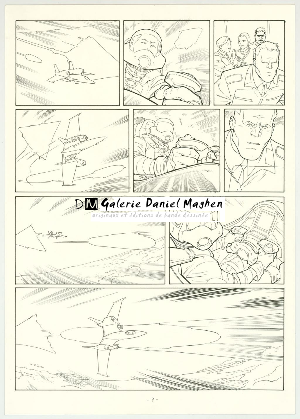 Planche originale - Marcial Toledano - Encre de Chine sur papier - 3261