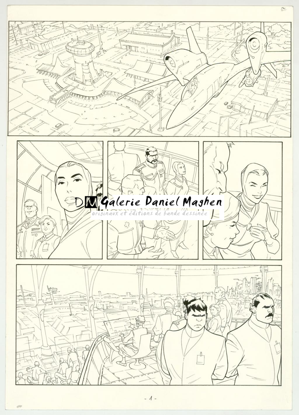 Planche originale - Marcial Toledano - Encre de Chine sur papier - 3262