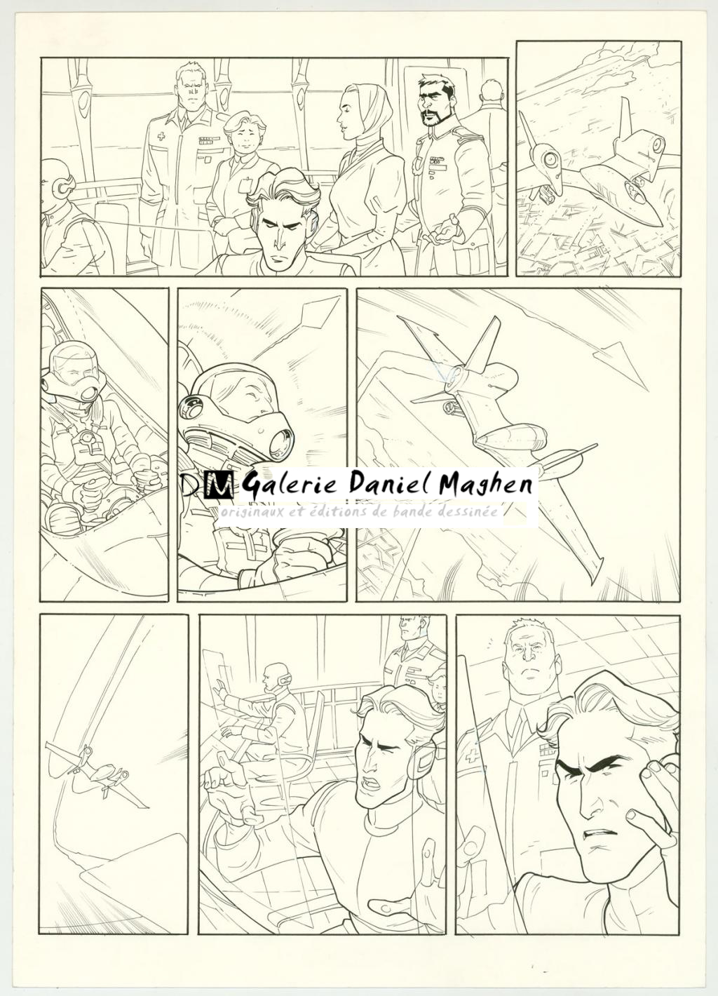 Planche originale - Marcial Toledano - Encre de Chine sur papier - 3263