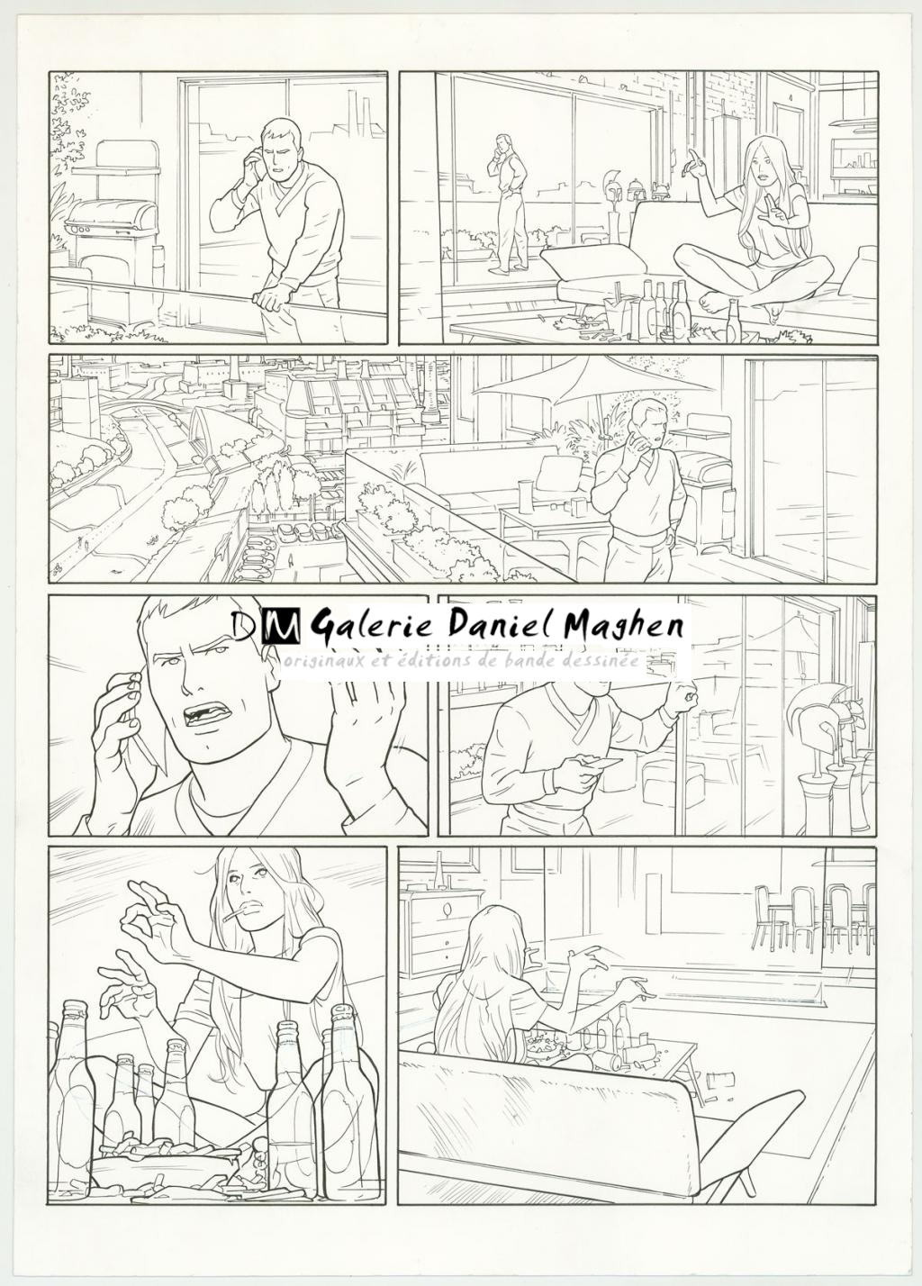 Planche originale - Marcial Toledano - Encre de Chine sur papier - 3267