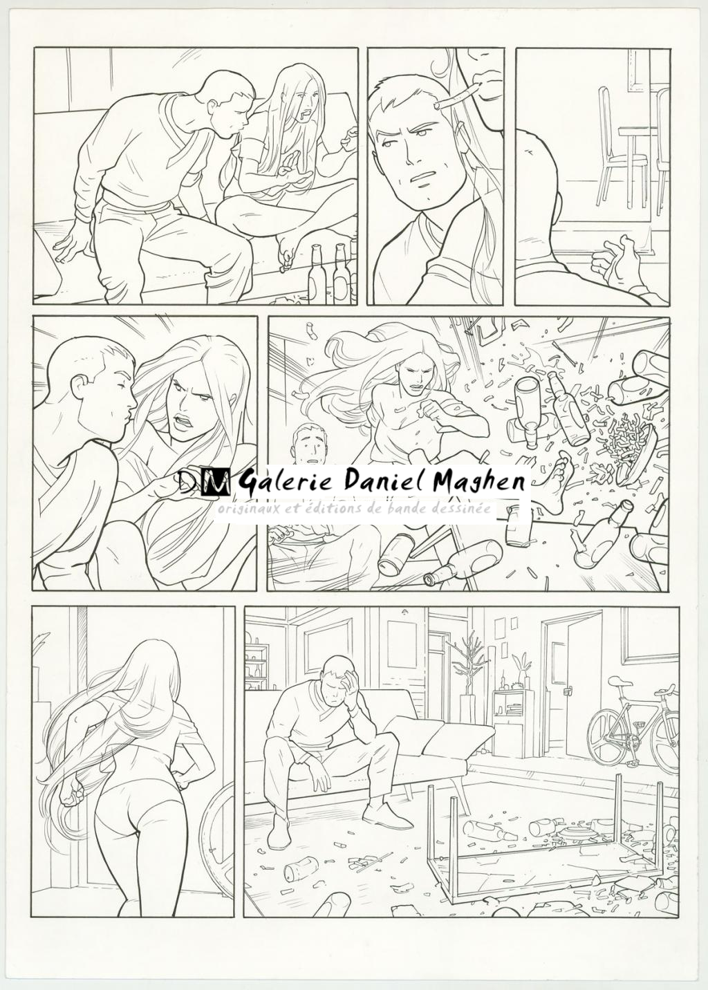 Planche originale - Marcial Toledano - Encre de Chine sur papier - 3268