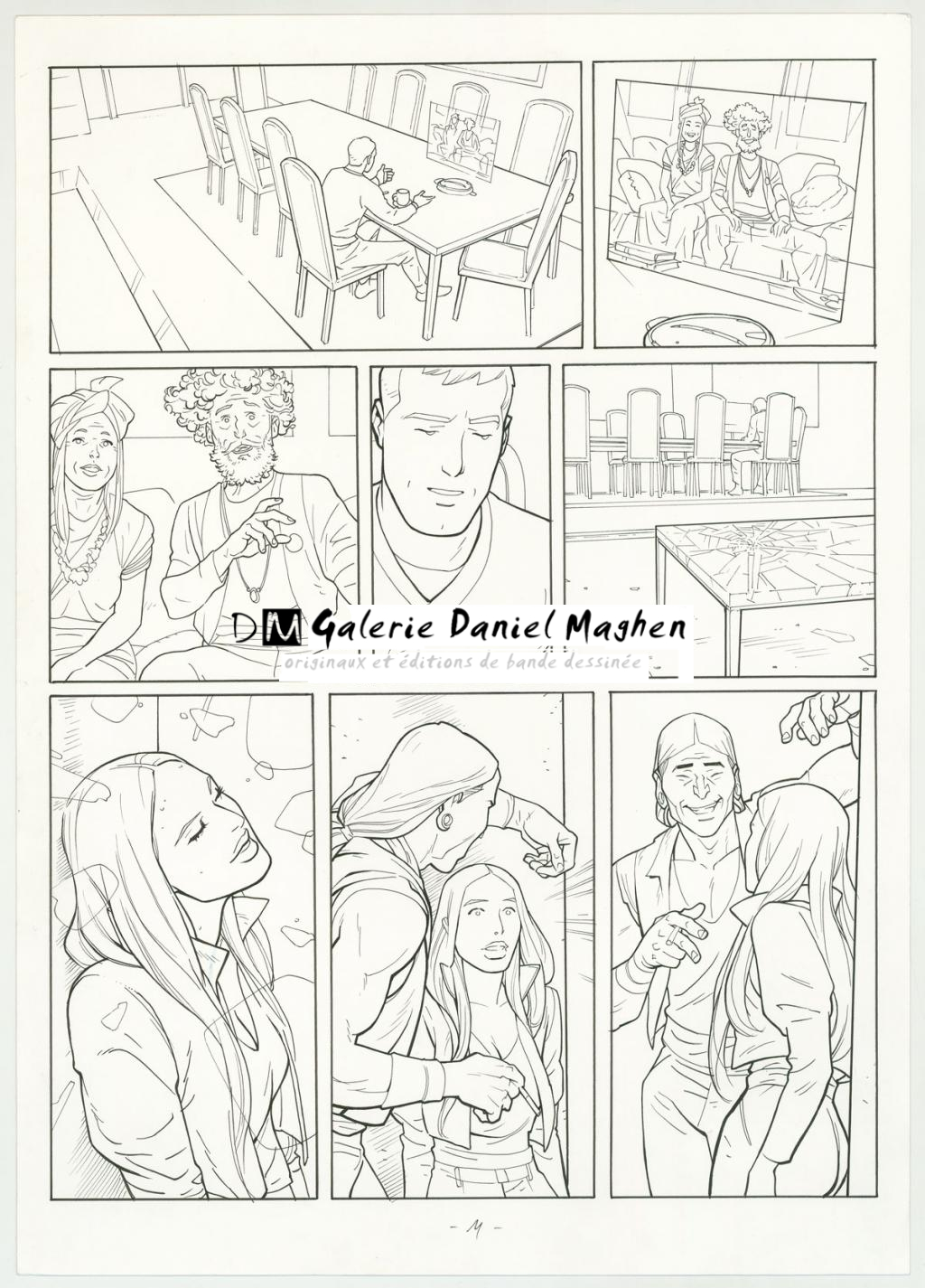 Planche originale - Marcial Toledano - Encre de Chine sur papier - 3270