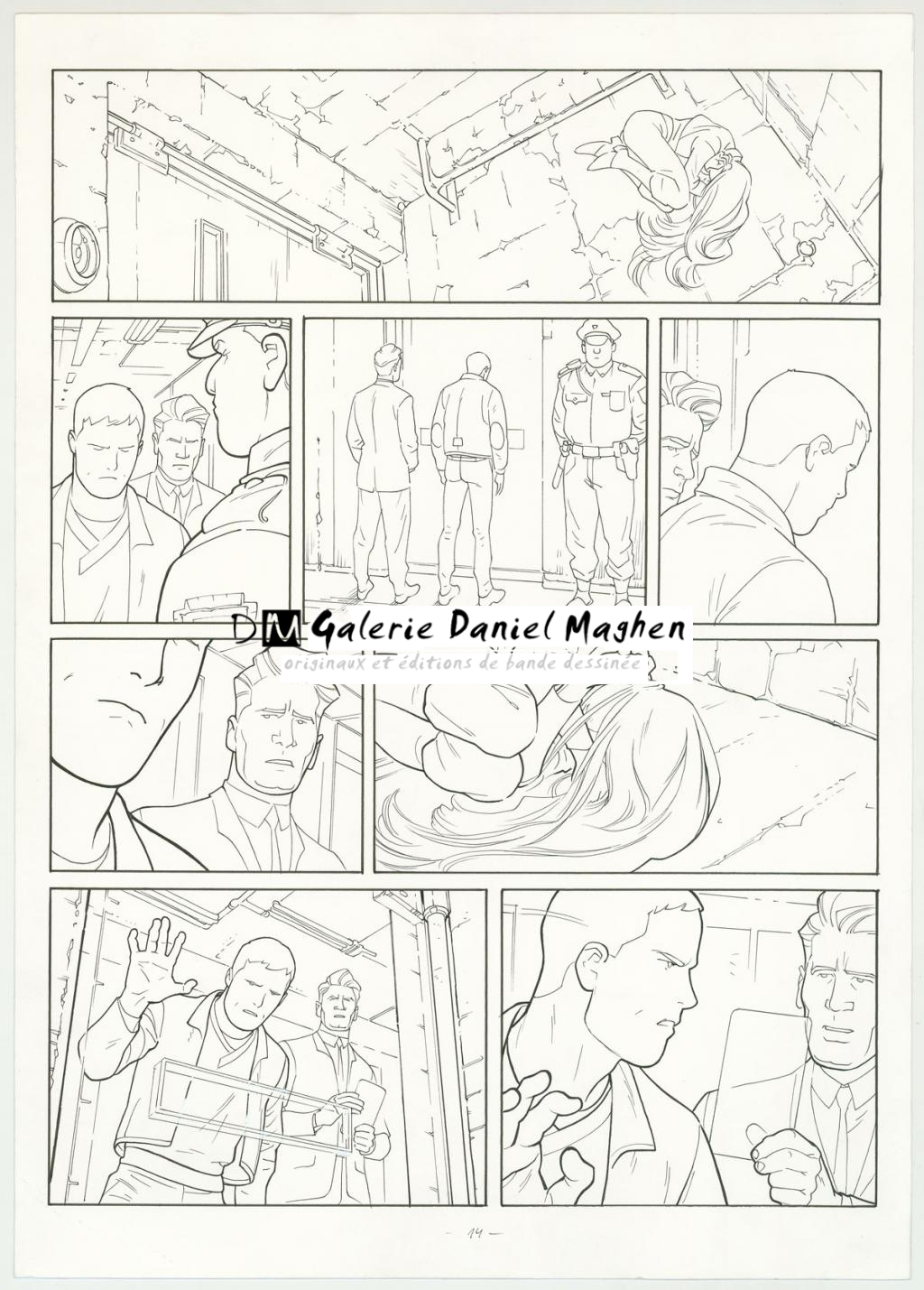 Planche originale - Marcial Toledano - Encre de Chine sur papier - 3273