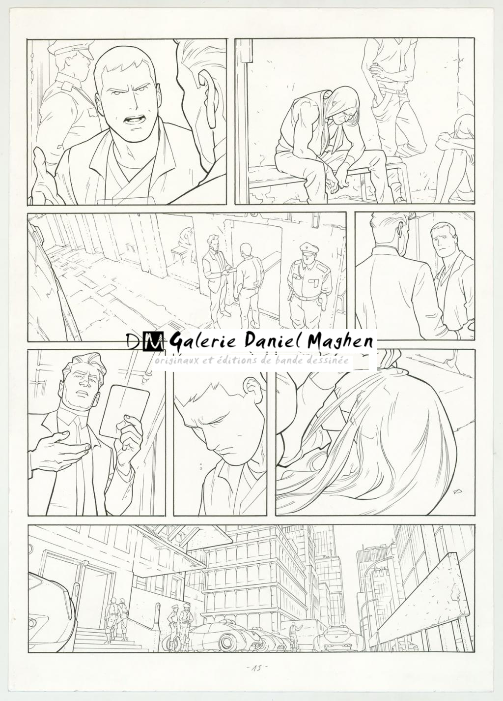 Planche originale - Marcial Toledano - Encre de Chine sur papier - 3274