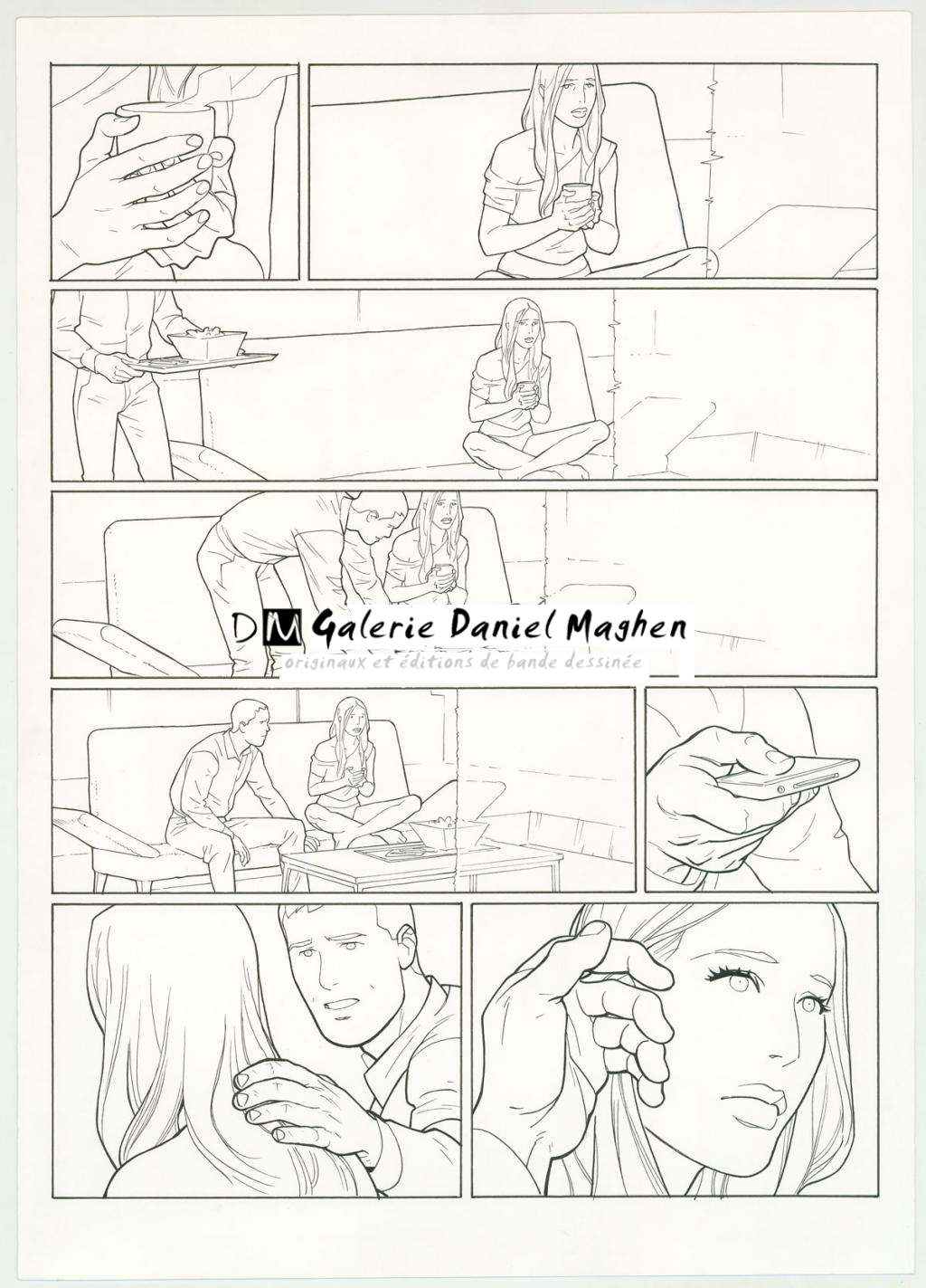 Planche originale - Marcial Toledano - Encre de Chine sur papier - 3275