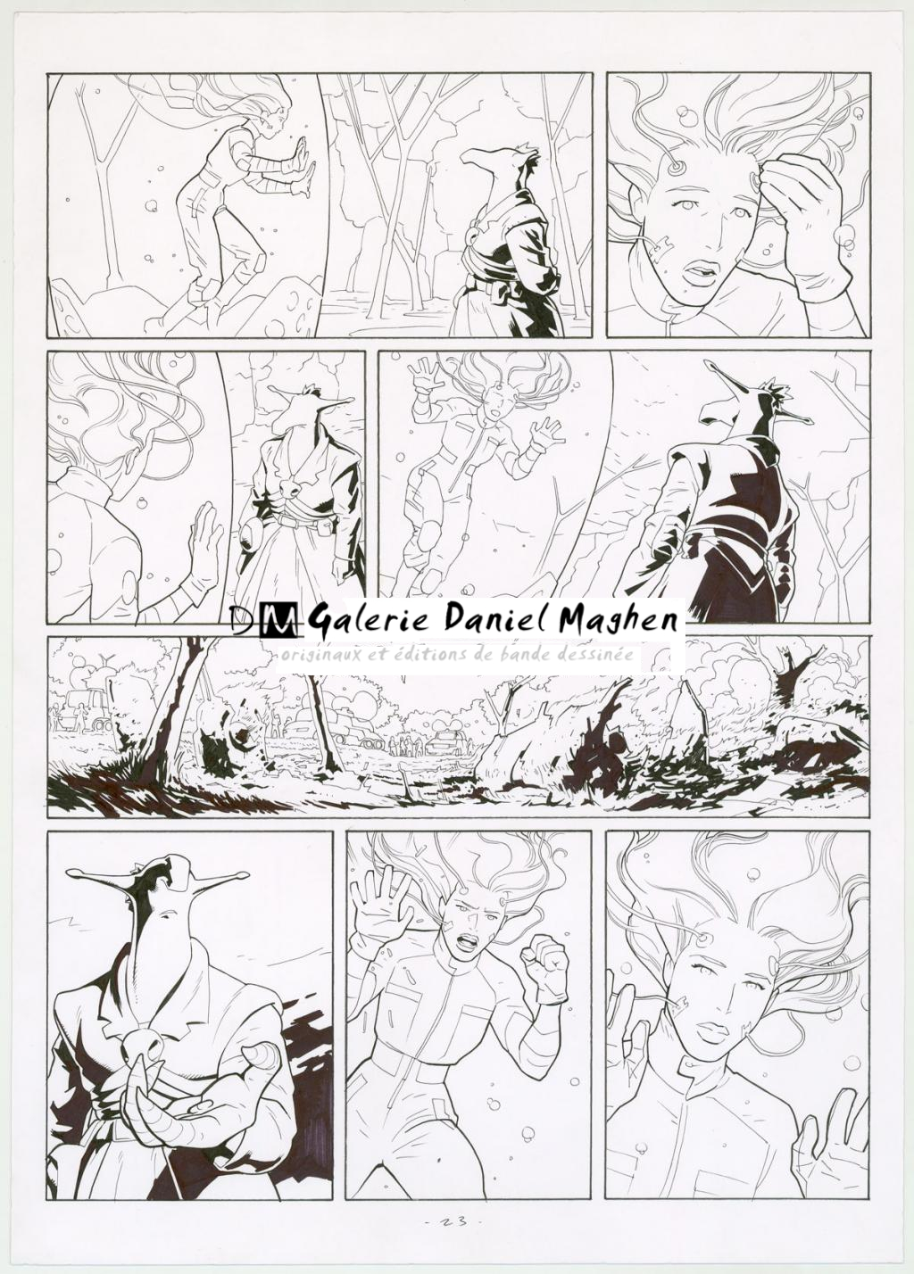 Planche originale - Marcial Toledano - Encre de Chine sur papier - 3281