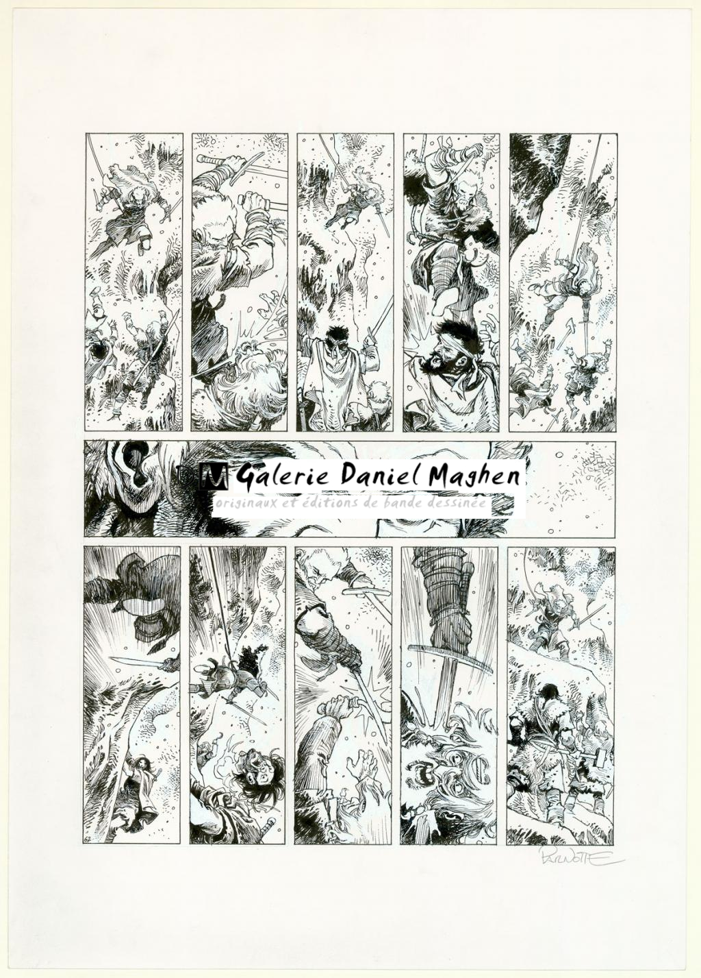 Planche originale n°62 - Joël Parnotte - Encre de Chine sur papier - 5123