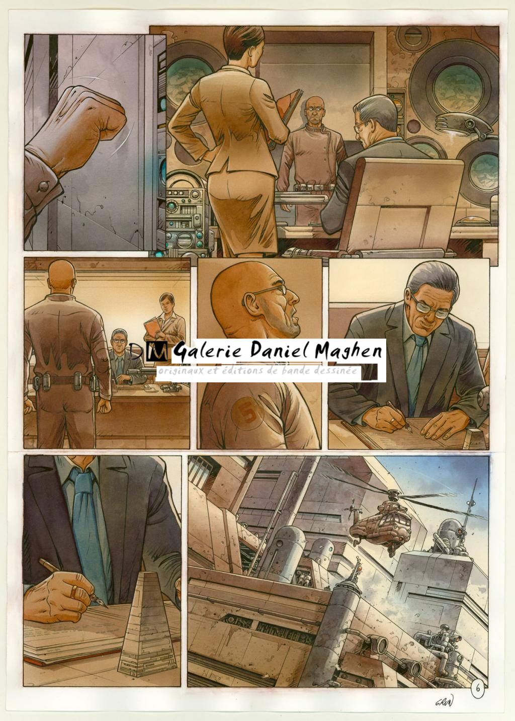 Planche originale n°6 - Grun - Technique mixte - 3326