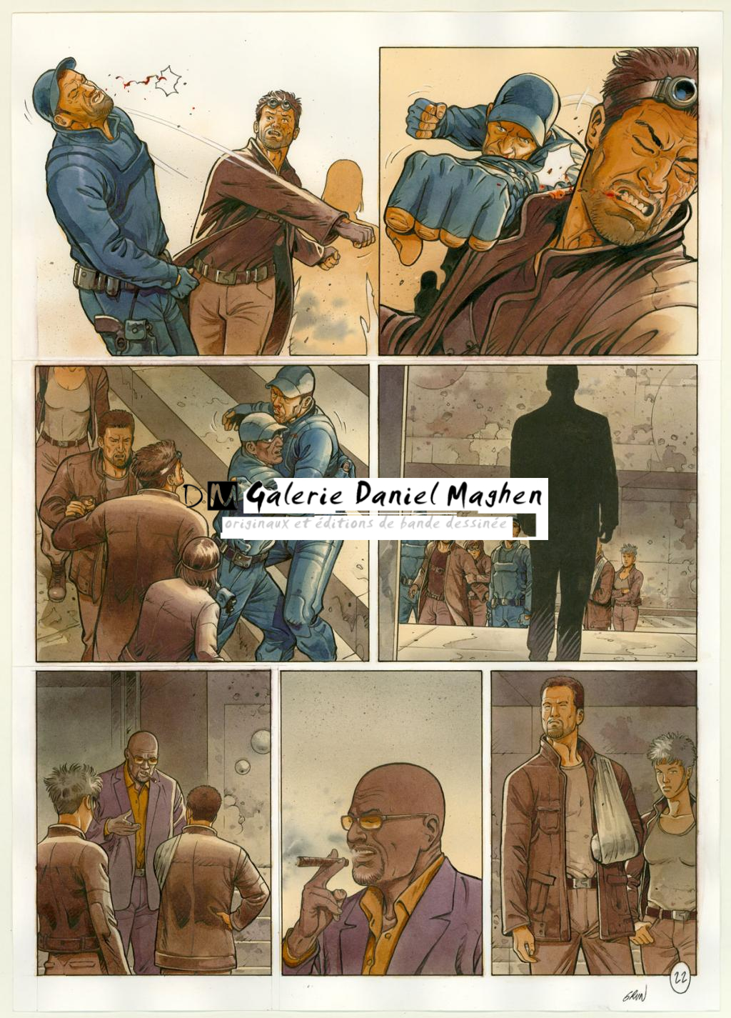 Planche originale n°22 - Grun - Technique mixte - 3322