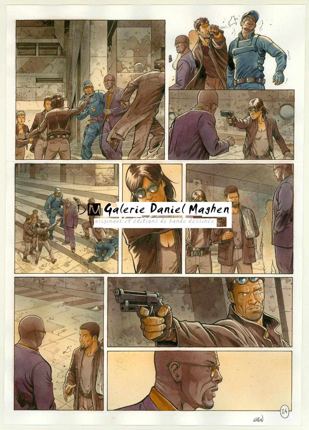 Planche originale n°24 - Grun - Technique mixte - 3321