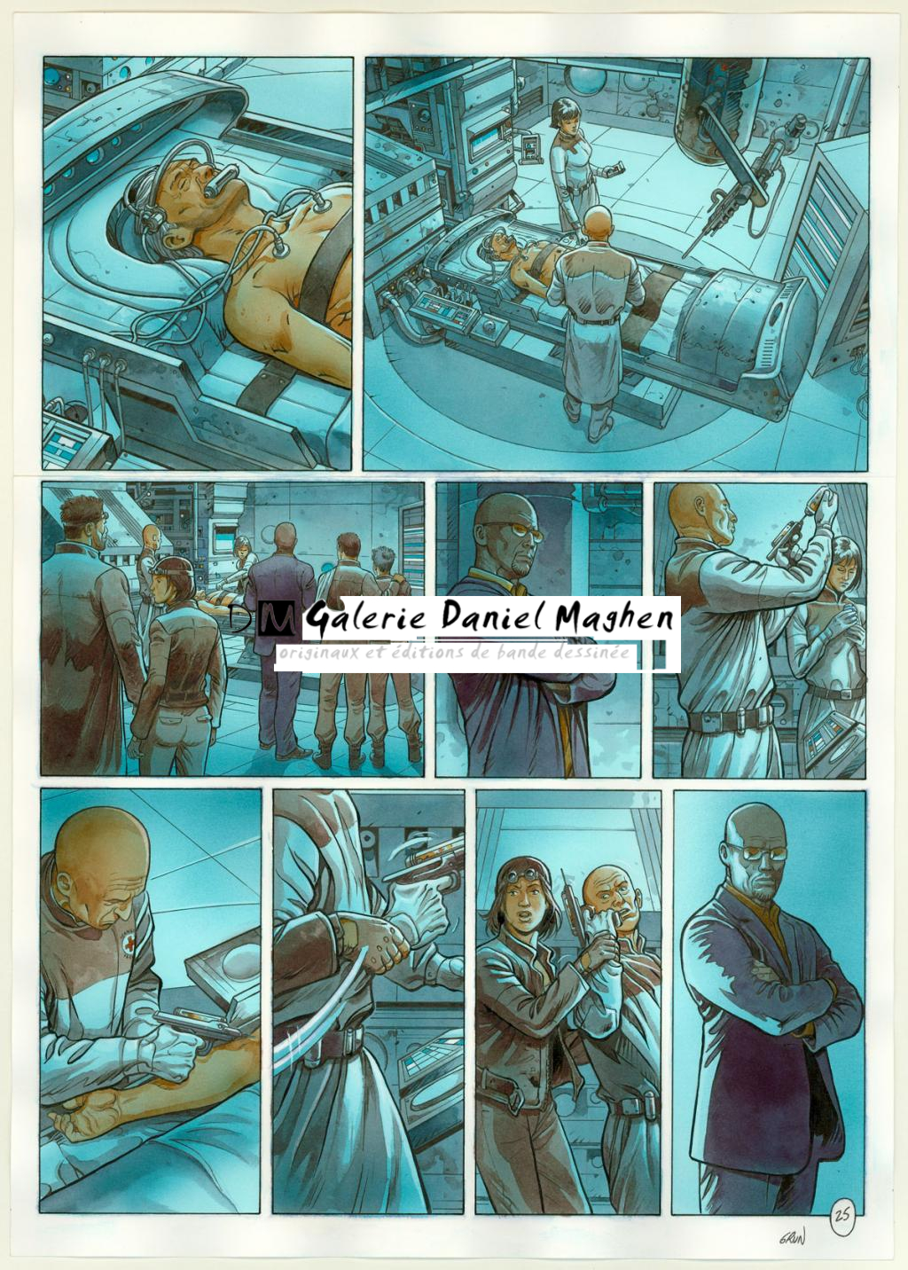 Planche originale n°25 - Grun - Technique mixte - 3320