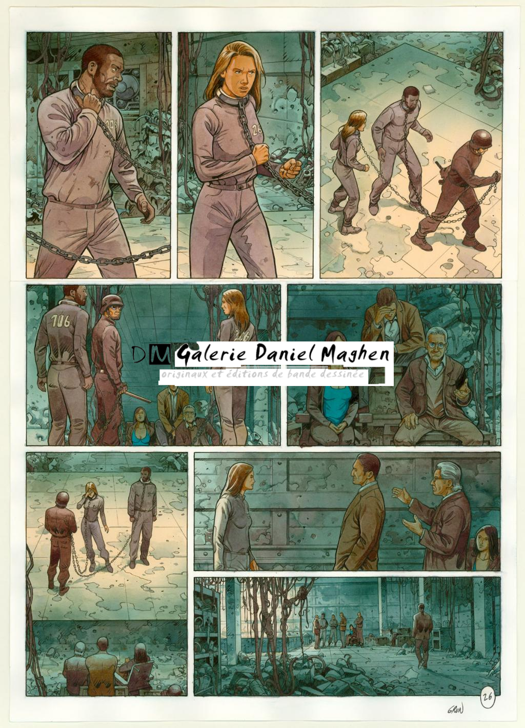 Planche originale n°26 - Grun - Technique mixte - 3319