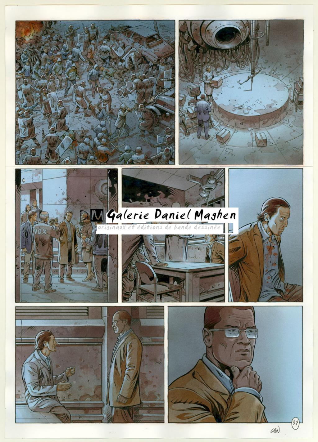 Planche originale n°37 - Grun - Technique mixte - 3317