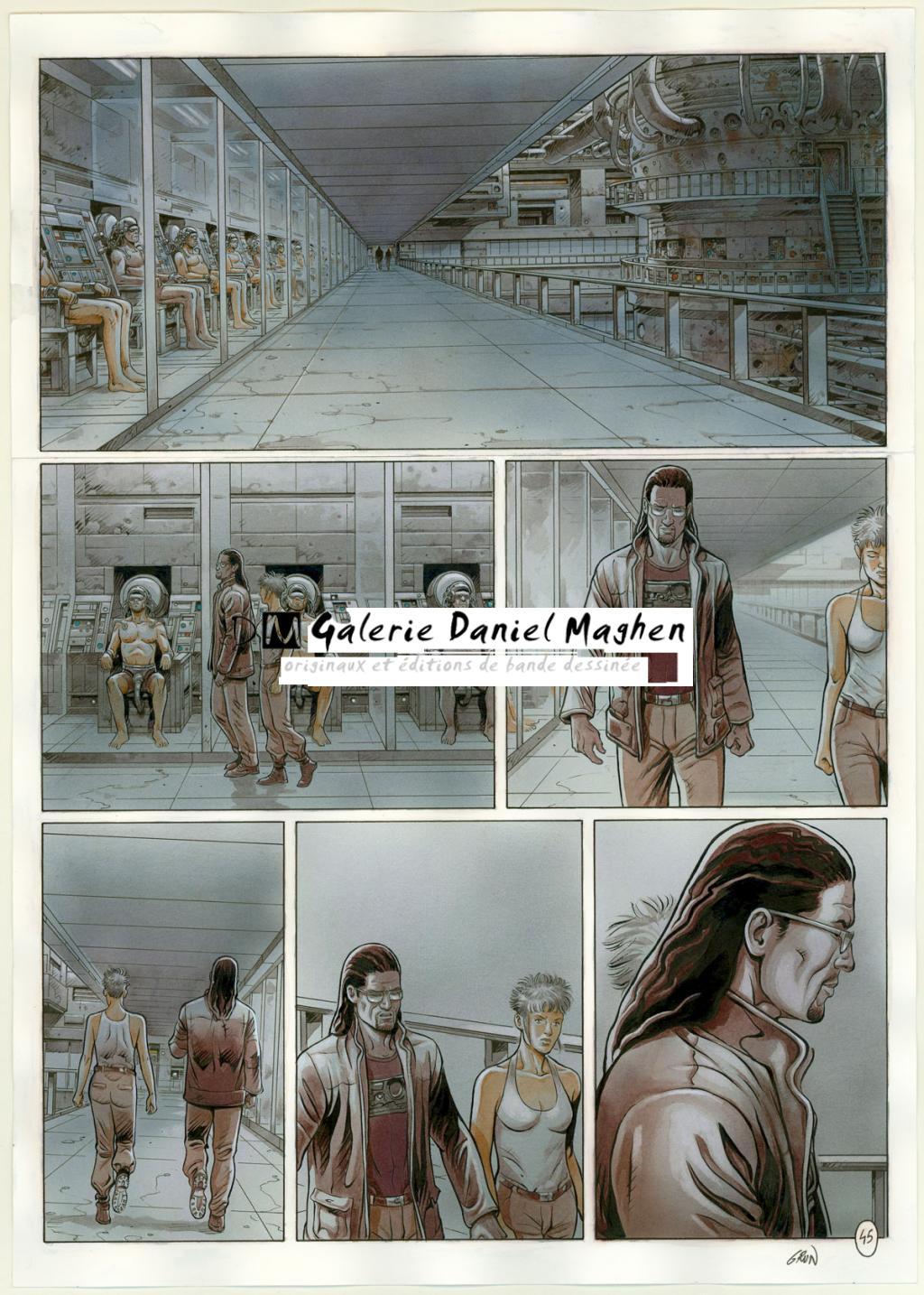 Planche originale n°45 - Grun - Technique mixte - 3316