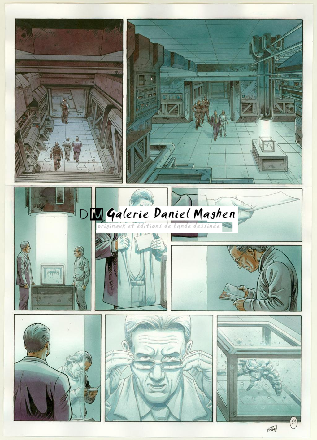 Planche originale n°51 - Grun - Technique mixte - 3314