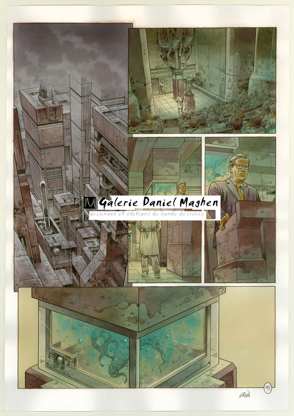 Planche originale n°13 - Grun - Technique mixte - 3312