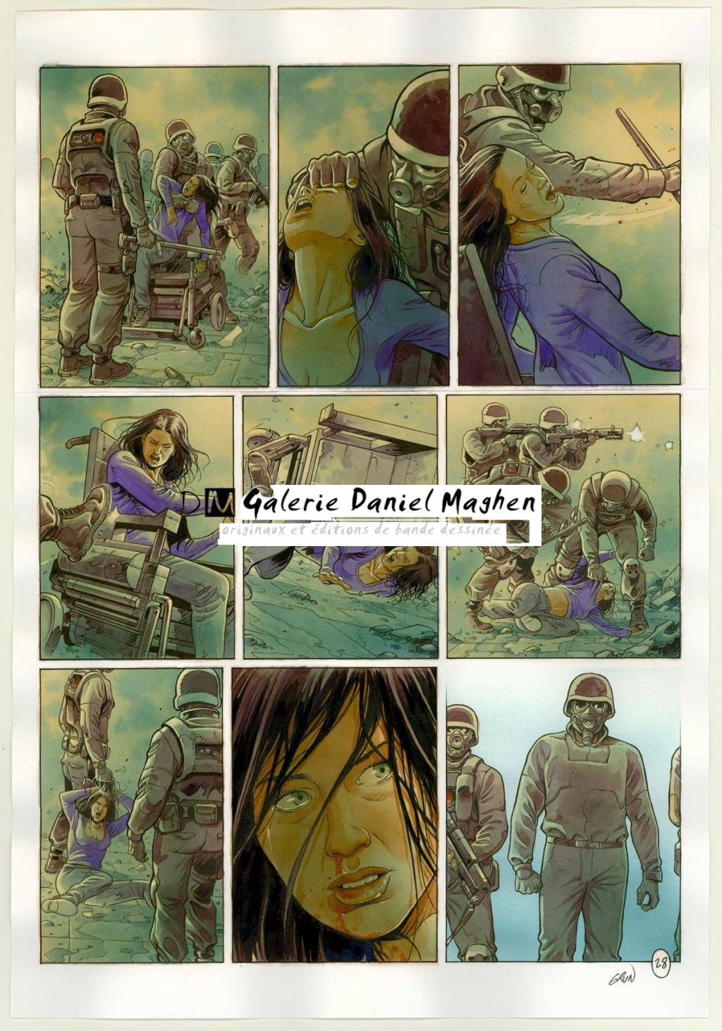 Planche originale n°28 - Grun - Technique mixte - 3311