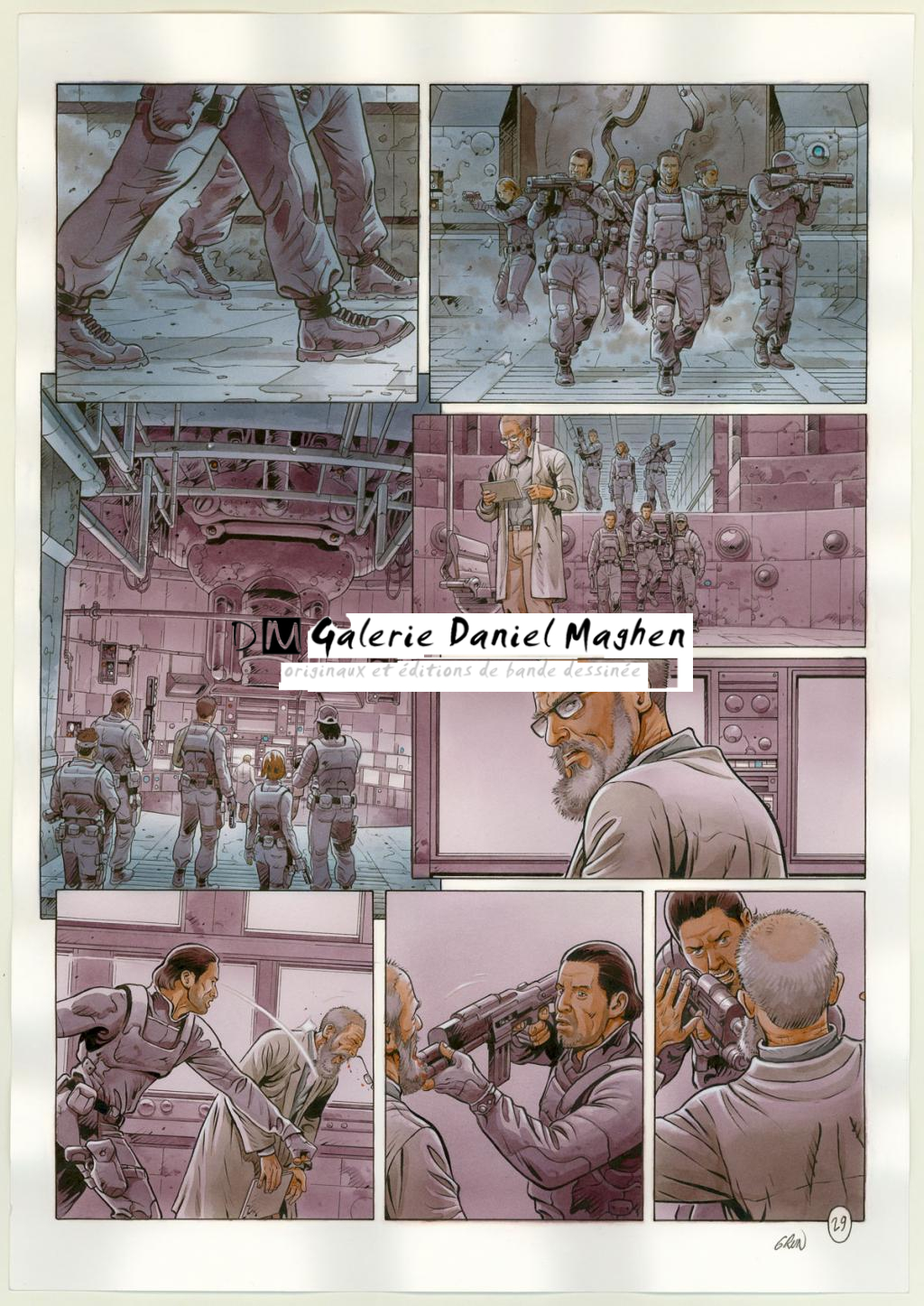 Planche originale n°29 - Grun - Technique mixte - 3310