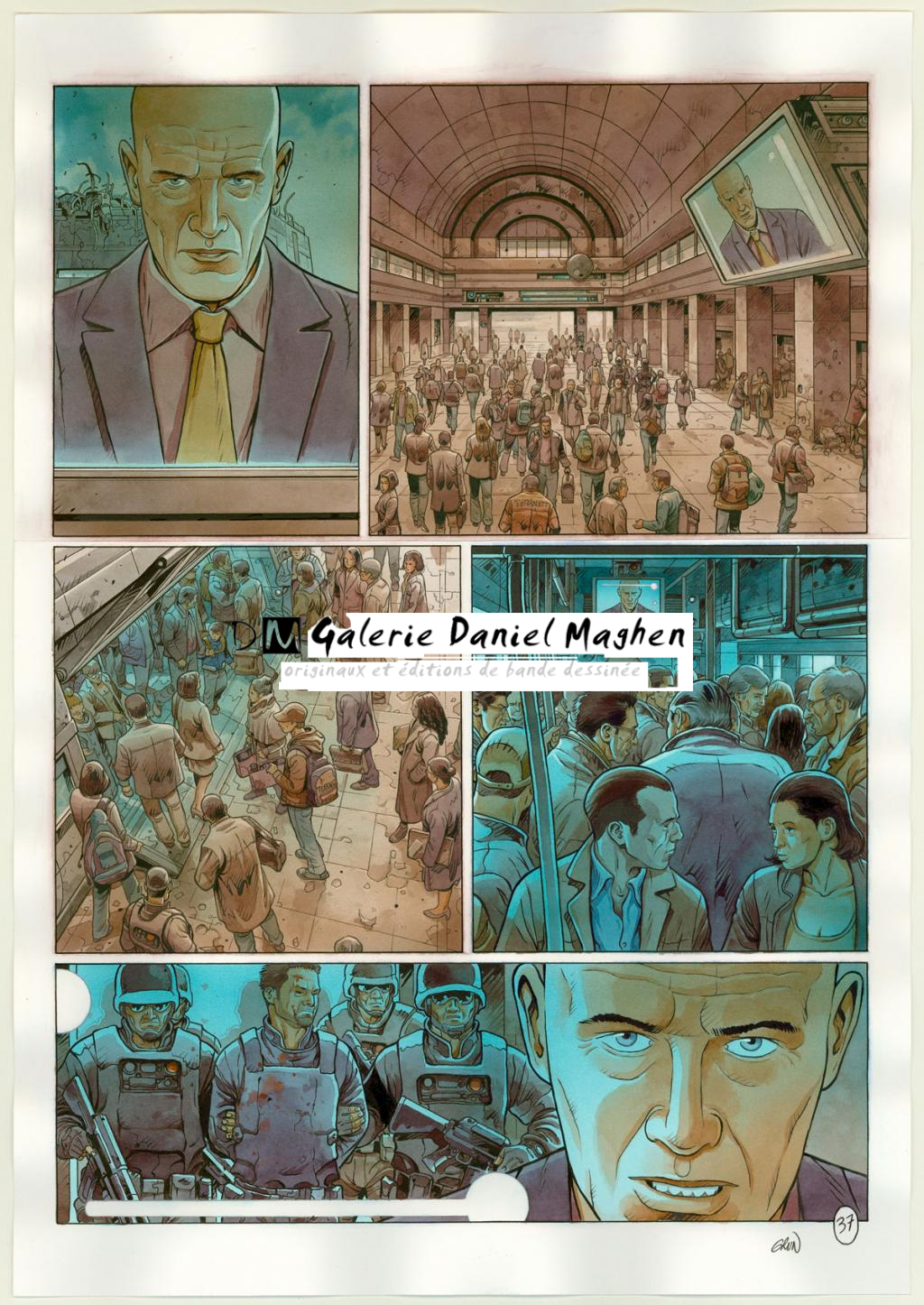 Planche originale n°37 - Grun - Technique mixte - 3309